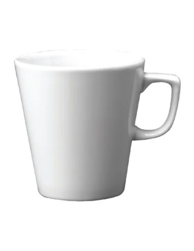 Mugs café Latte blancs Churchill Whiteware 340ml (lot de 12)