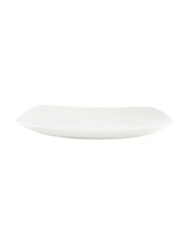 Assiettes blanches Churchill Plain Whiteware X squared 170mm (lot de 12) 