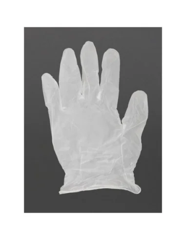 Gants en vinyle non poudrés Hygiplas L (lot de 100)