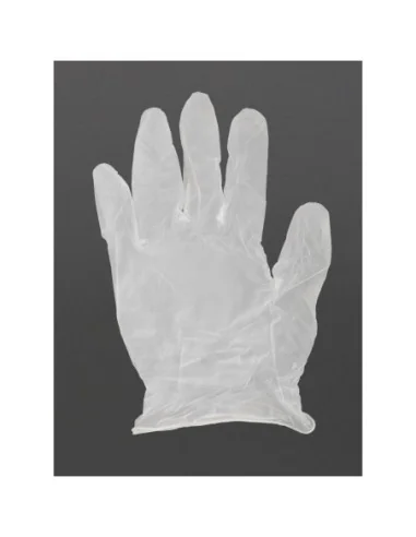 Gants en vinyle non poudrés Hygiplas M (lot de 100)