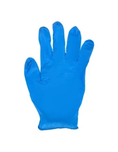 Gants en nitrile non poudrés bleus L (Lot de 100)