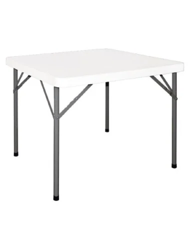 Table carrée pliante en PE Bolero 86cm