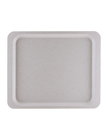 Plateau de service en polyester Roltex GN1/2  325x265mm gris moucheté