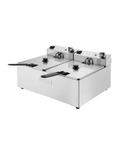 Friteuse double Buffalo - 2x5L 2x2,8kW