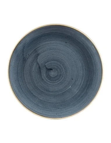 Assiettes coupe ronde Churchill Stonecast Blueberry 182mm (Lot de 12)