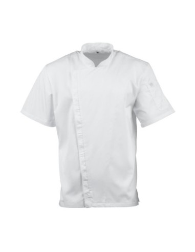 Veste de cuisinier à manches courtes Chef Works Cannes L