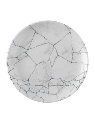 Assiettes rondes Churchill Studio Prints Kintsugi Pearl Evolve Grey 260mm (Lot de 12)