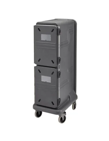 Grand chariot Pro Cart Ultra Cambro chaud/chaud 2 portes anthracite