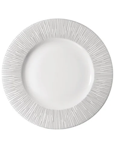 Assiettes à bord large Churchill Bambou 301mm (Lot de 12)