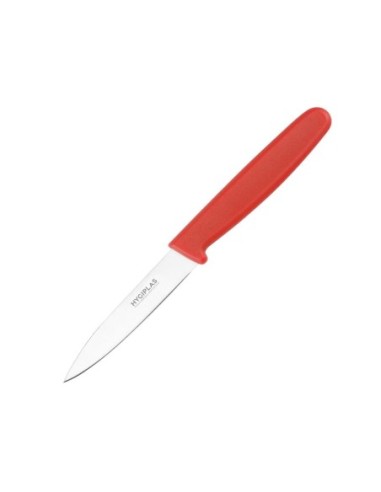 Couteau d office Hygiplas rouge 7,5 cm