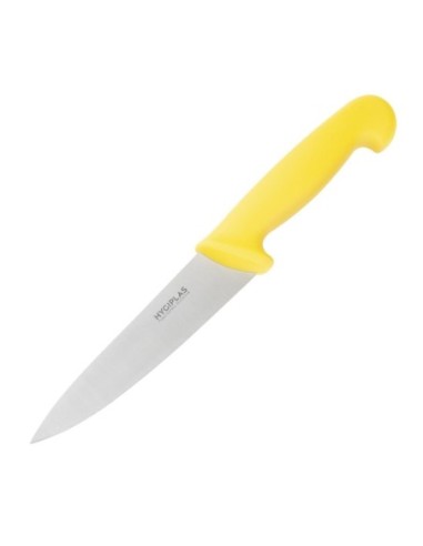 Couteau de cuisinier Hygiplas jaune 160mm