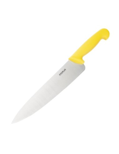 Couteau de cuisinier Hygiplas jaune 255mm