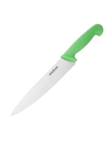 Couteau de cuisinier Hygiplas vert 215mm