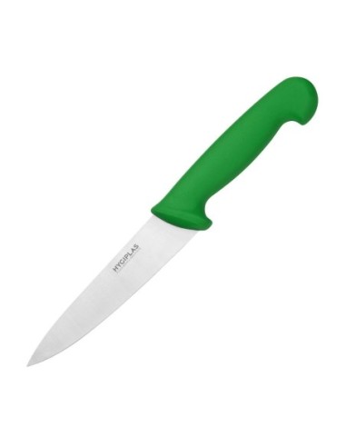 Couteau de cuisinier Hygiplas vert 160mm