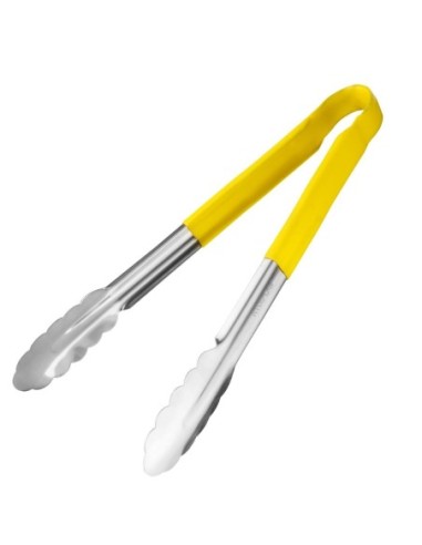 Pince de service à code couleur Hygiplas 300mm jaune