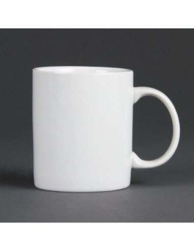 Mug blanc 284ml Olympia Whiteware (Lot de 12)