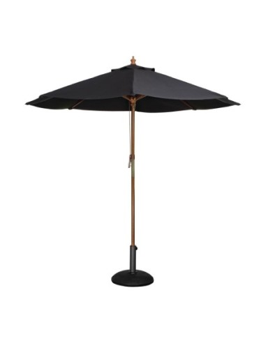 Parasol rond Bolero noir 2,5m