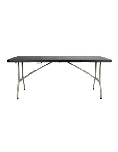 Table pliable au centre Bolero noire 1829mm