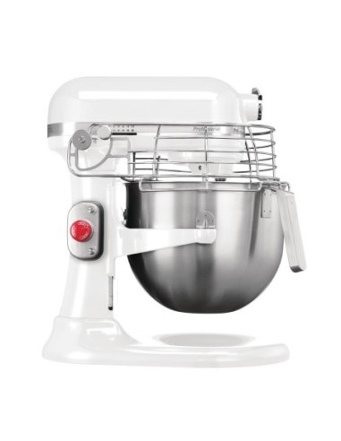 Batteur professionnel Kitchenaid 6,9L blanc 5KSM7990XEWH