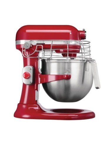 Batteur professionnel Kitchenaid 6,9L rouge 5KSM7990XEER