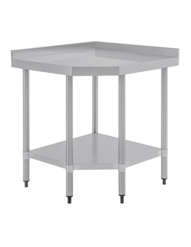 Table d'angle inox Vogue 600mm