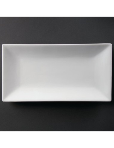 Plat rectangulaire de service 380 x 200mm Olympia