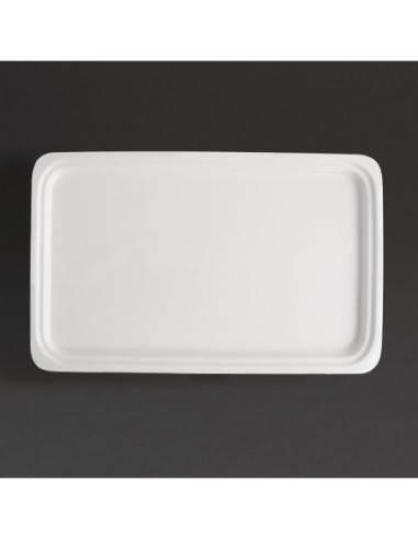 Plat blanc GN 1/1 Olympia Whiteware 30mm