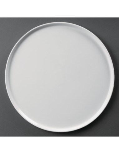 Assiettes à pizza Olympia Whiteware 330mm (Lot de 4)