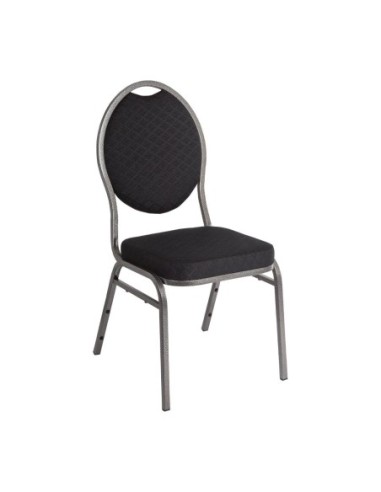 Chaises de banquet dossier ovale Bolero (Lot de 4)