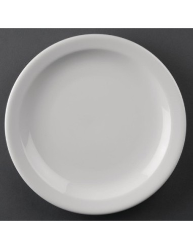 Assiettes à bord étroit Olympia Athena 205mm (Lot de 12)