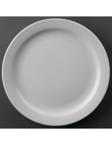 Assiettes à bord étroit Olympia Athena 226mm (Lot de 12)