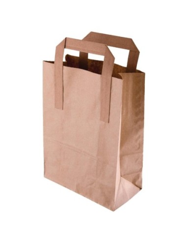 Sacs en papier Compostable marron 305 x 254mm (lot de 250)