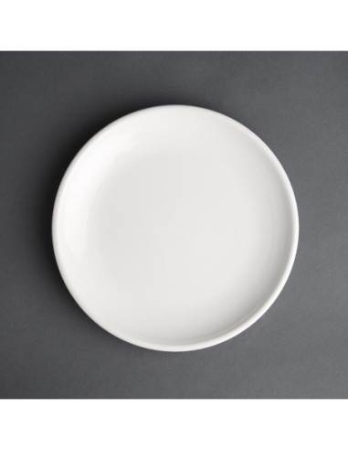 Assiette plate blanche Olympia Café 205mm (Lot de 12)