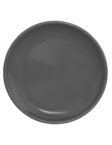 Assiette plate grise Olympia Café 205mm (Lot de 12)