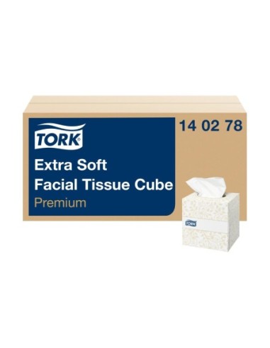 Boîtes cubes de mouchoirs extra doux 2 plis Tork Premium 2 plis (30x100)