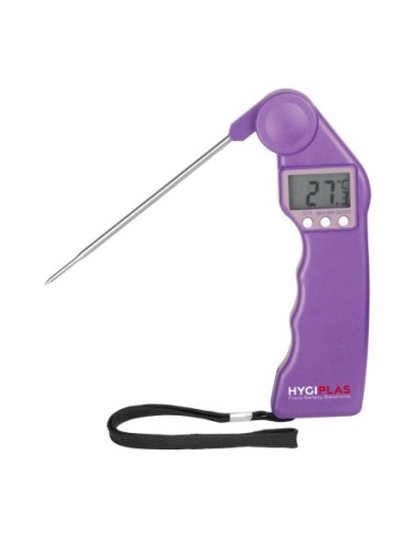 Thermomètre à code couleur Hygiplas Easytemp violet