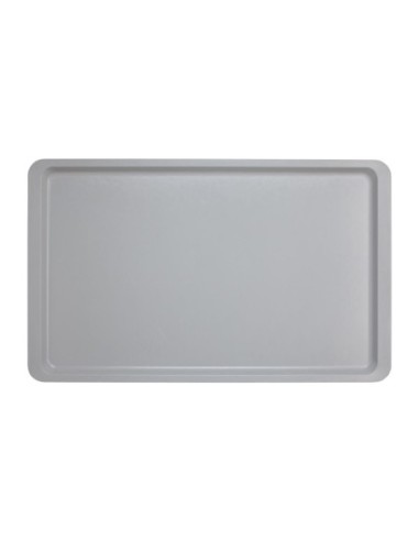 Plateau lisse en polyester Versa Cambro 530 x 325mm gris clair