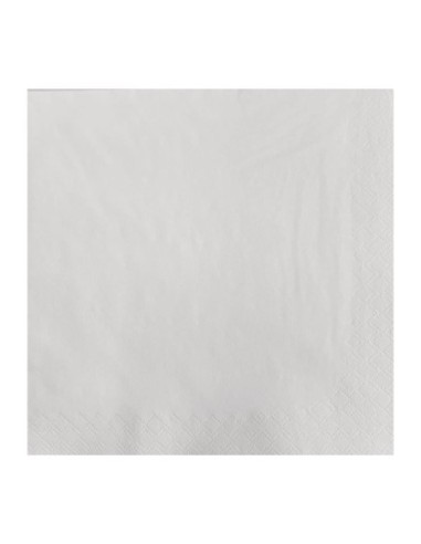 Serviettes de table en papier blanches Fasana 330mm (Lot de 1500)