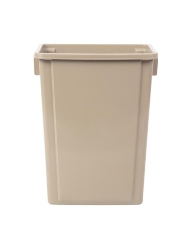 Conteneur de recyclage Nisbets Essentials beige 56L